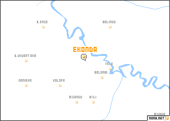 map of Ekonda