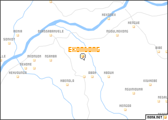 map of Ekondong