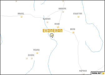 map of Ekoneman