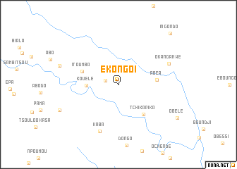 map of Ekongo I