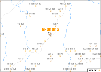 map of Ekonong