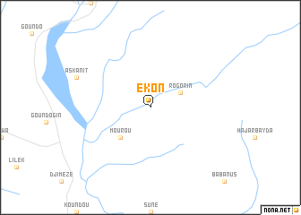 map of Ekon