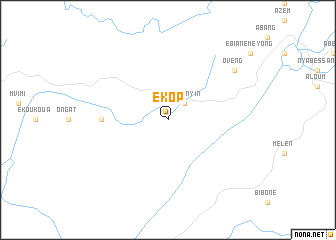 map of Ekop