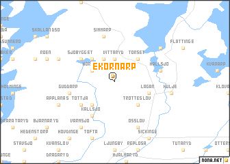 map of Ekornarp