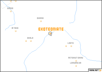 map of Ekote-Oniate