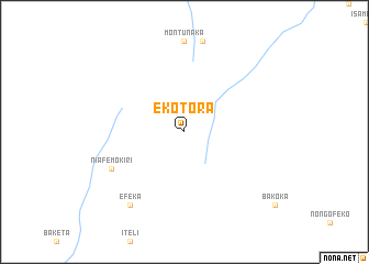 map of Ekotora