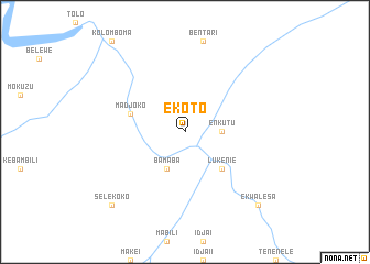 map of Ekoto