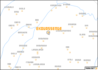 map of Ekouassendé