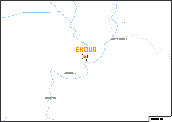 map of Ekoua