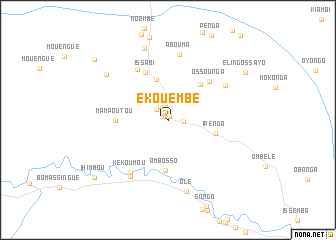 map of Ekouèmbé