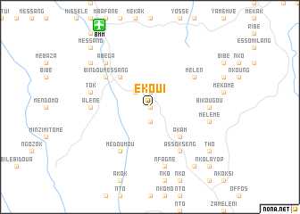 map of Ekoui