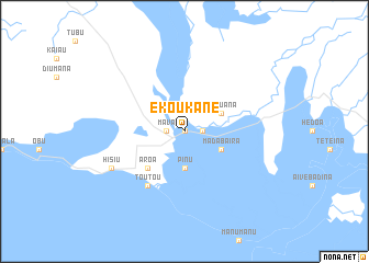 map of Ekoukane