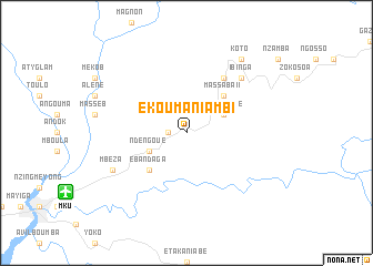 map of Ekoumaniambi