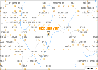 map of Ekouméyen