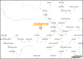 map of Ekoumtik