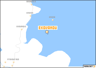 map of Ekovamou