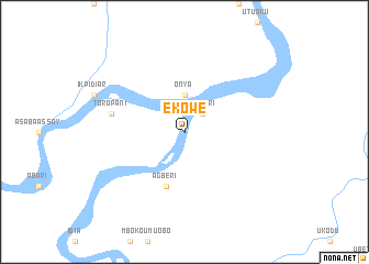 map of Ekowe