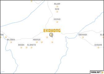 map of Ekowong