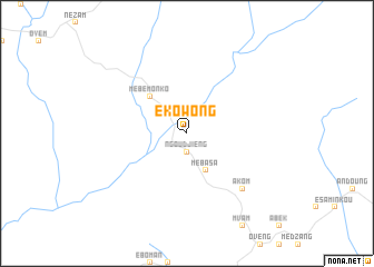 map of Ékowong