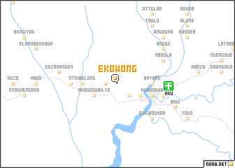 map of Ekowong