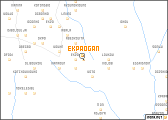 map of Ekpaogan