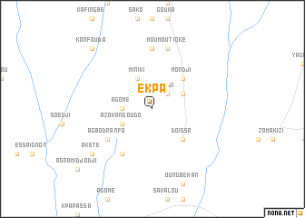 map of Ekpa