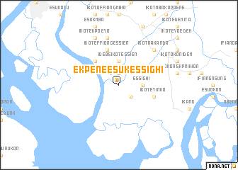 map of Ekpene Esuk Essighi