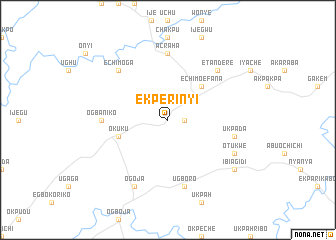 map of Ekperinyi
