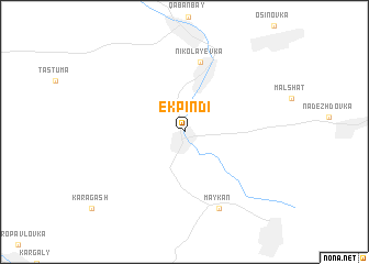 map of Ekpindi