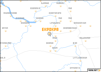 map of Ekpokpa