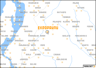 map of Ekpopawnu