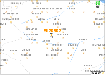 map of Ekrā Sar