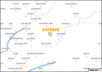 map of Ekrebuo