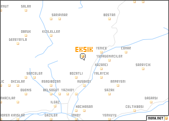 map of Eksik