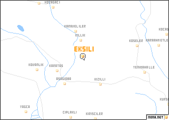 map of Ekşili