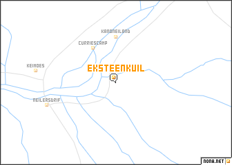 map of Eksteenkuil