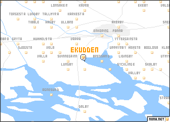 map of Ekudden