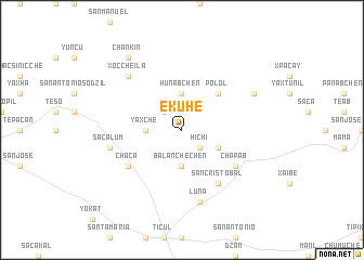 map of Ekuhé