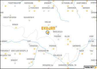 map of Ekūjān