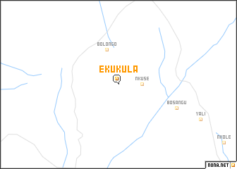 map of Ekukula