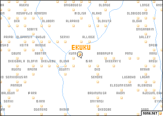 map of Ekuku