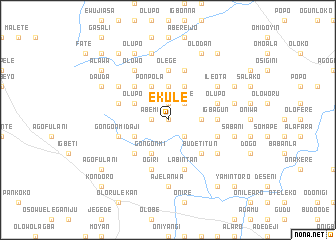 map of Ekule