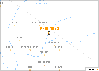 map of Ekulonya