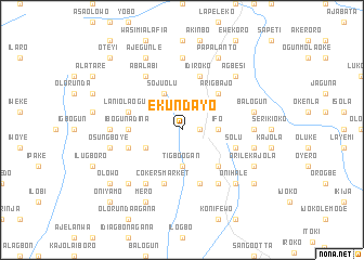 map of Ekundayo