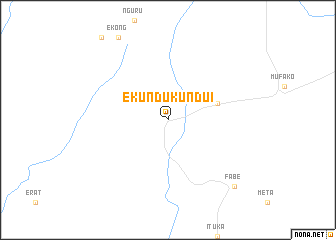 map of Ekundukundu I