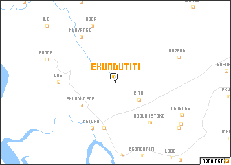 map of Ekundu-Titi