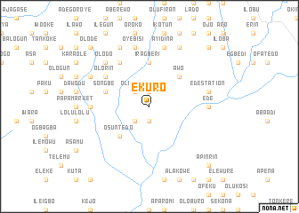 map of Ekuro