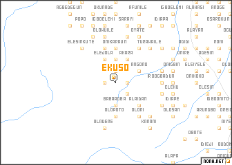 map of Ekuso