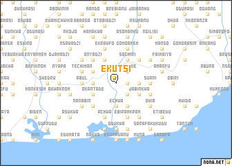 map of Ekutsi