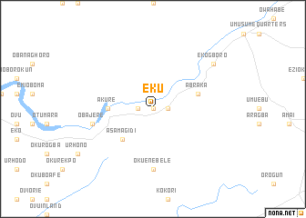map of Eku